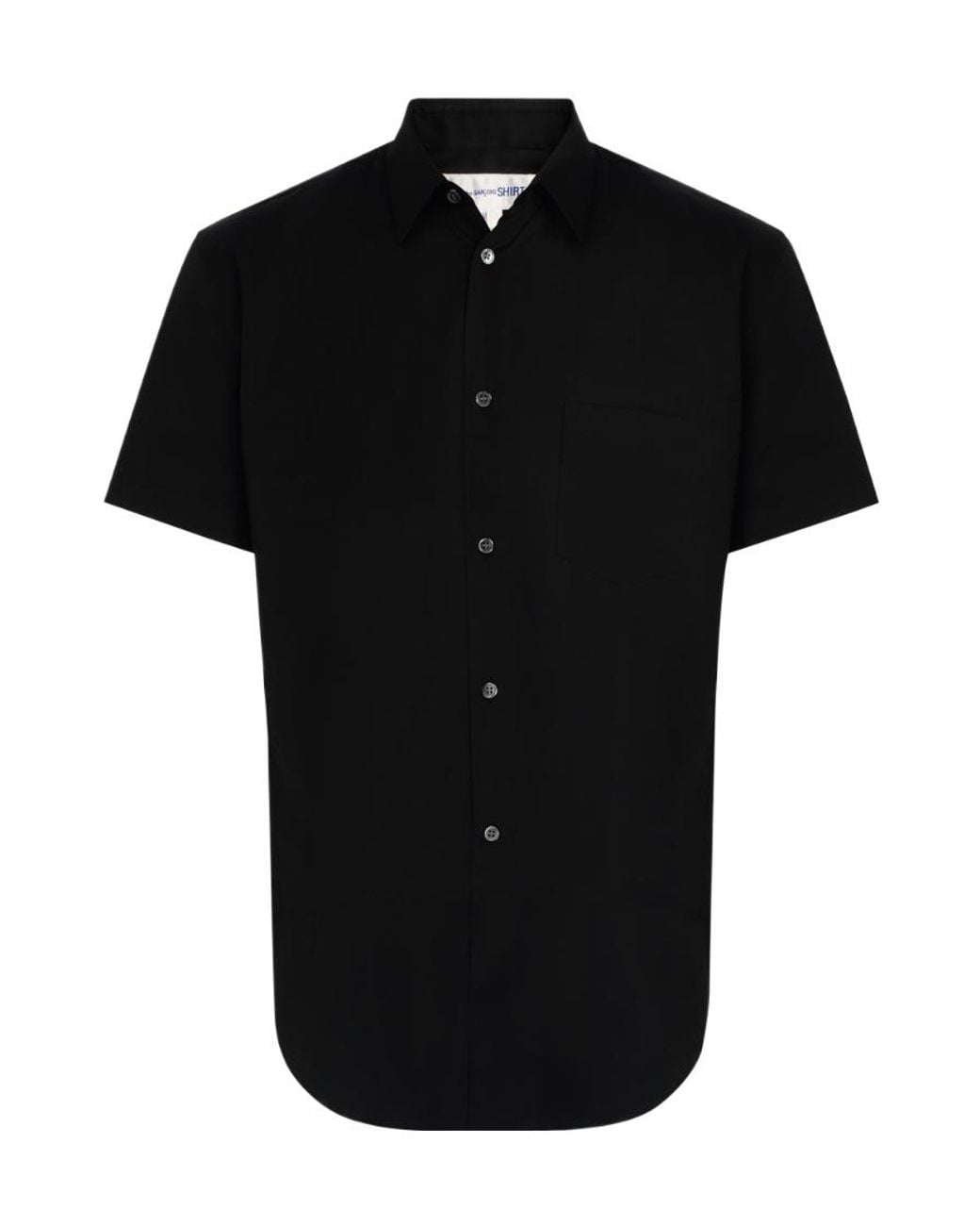 Comme des Garçons Black Lapel Shirt for men