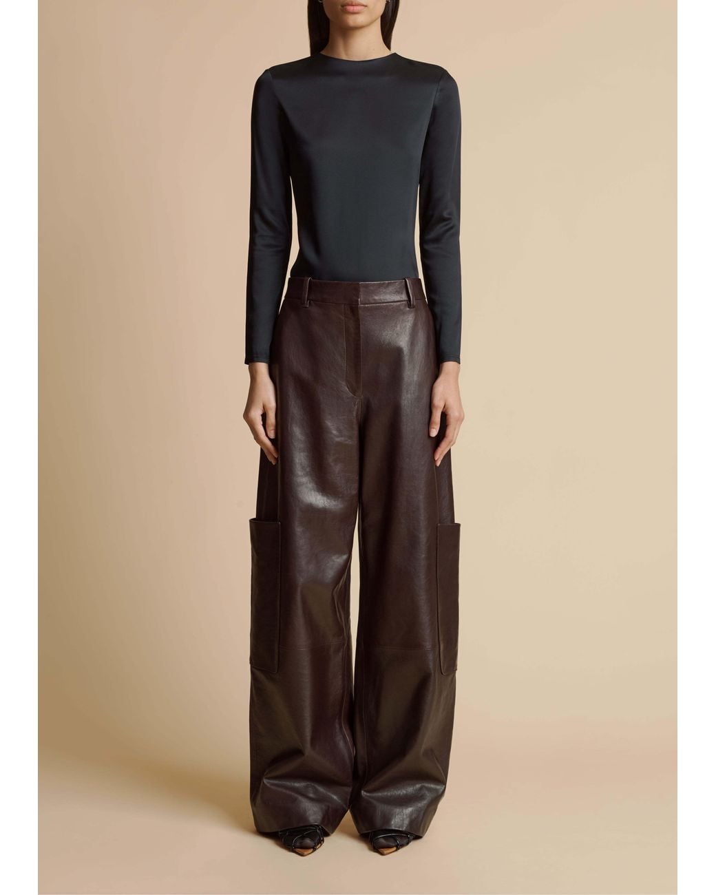 Khaite Black Long-Sleeved T-Shirt