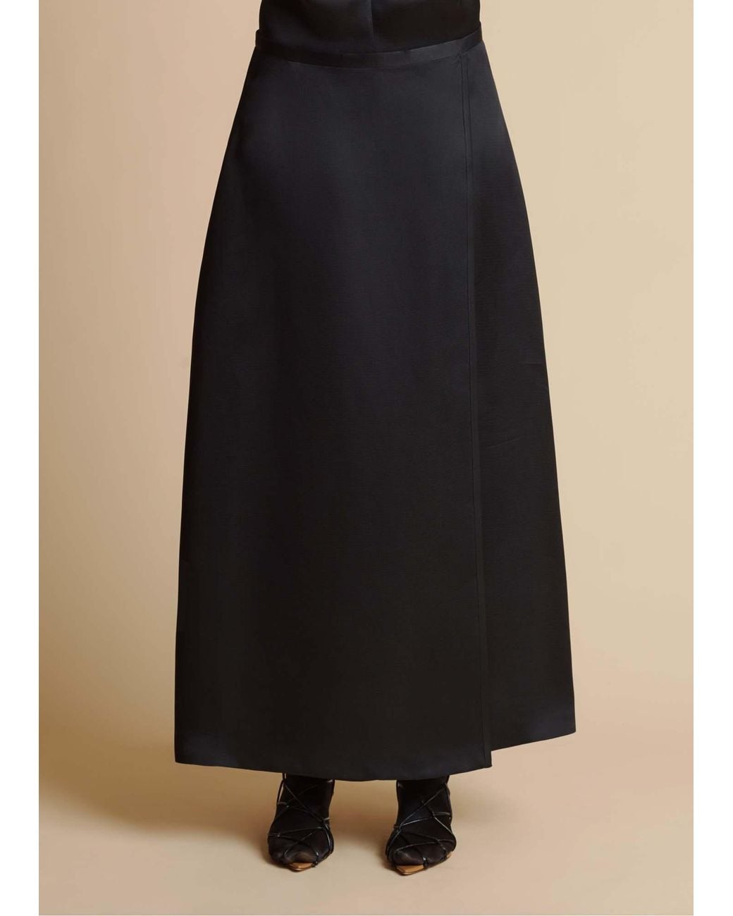 Khaite Black The Mila Skirt