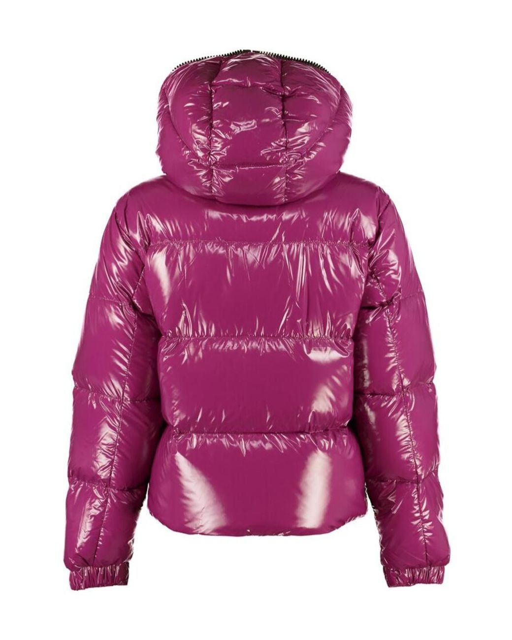 Duvetica Purple Zippered Quilted Down Jacket