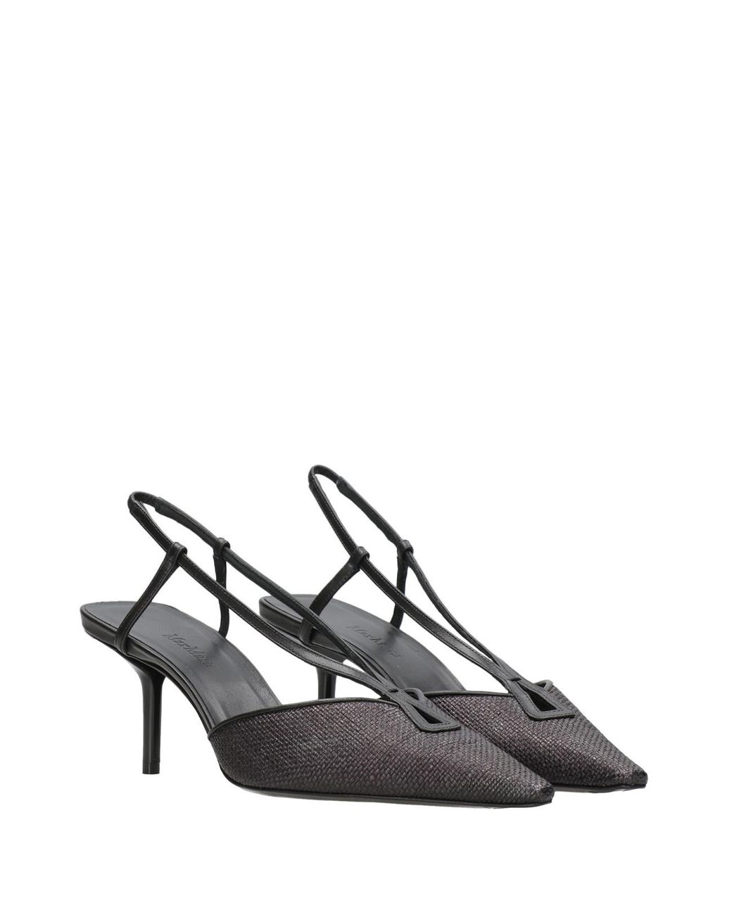 Max Mara Brown Pointed-Toe High Heels