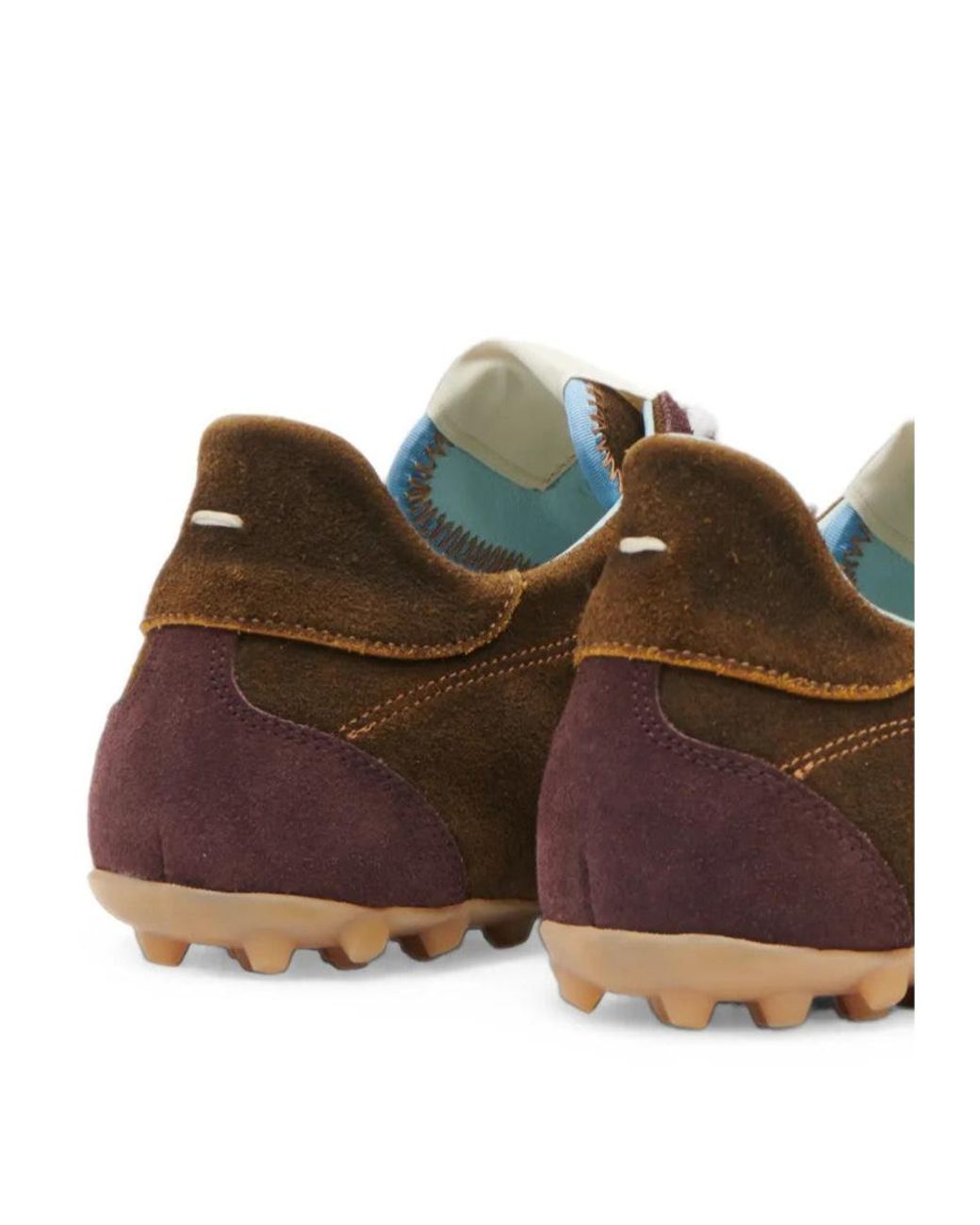 Maison Margiela Brown Sprinters Sneakers Washed Suede