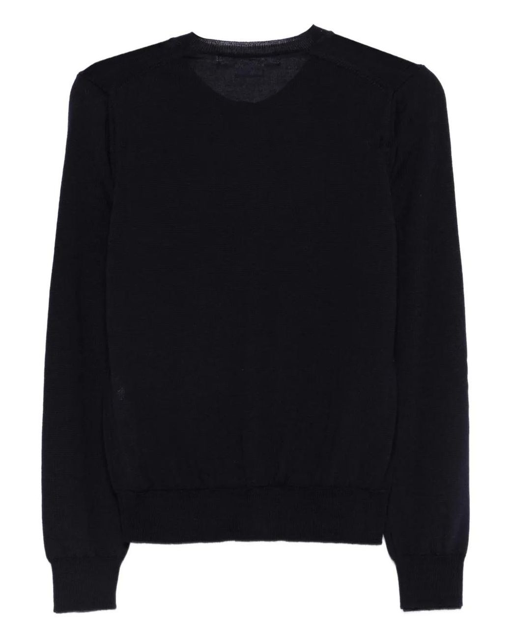 Comme des Garçons Blue Button Knitwear
