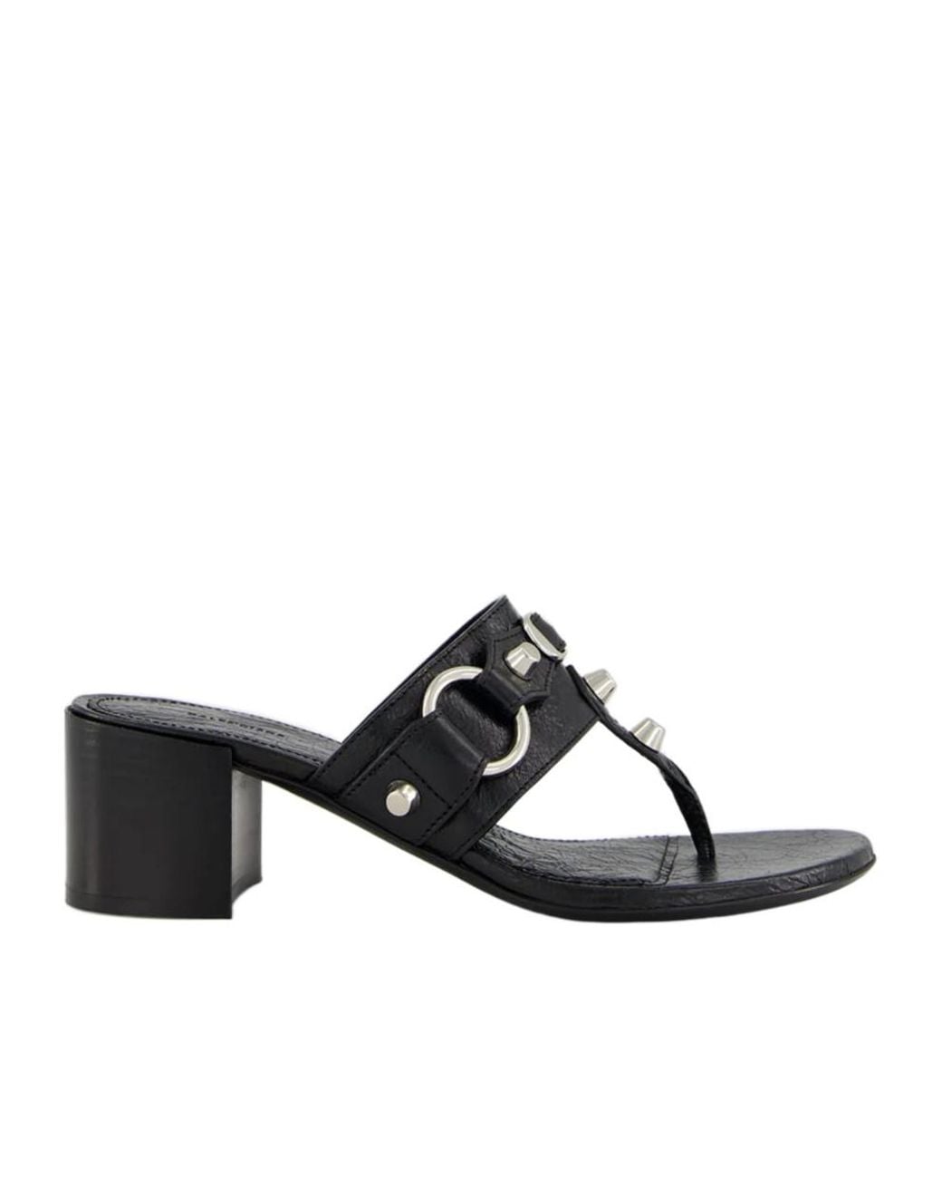 Balenciaga Black "City" 50Mm Sandals