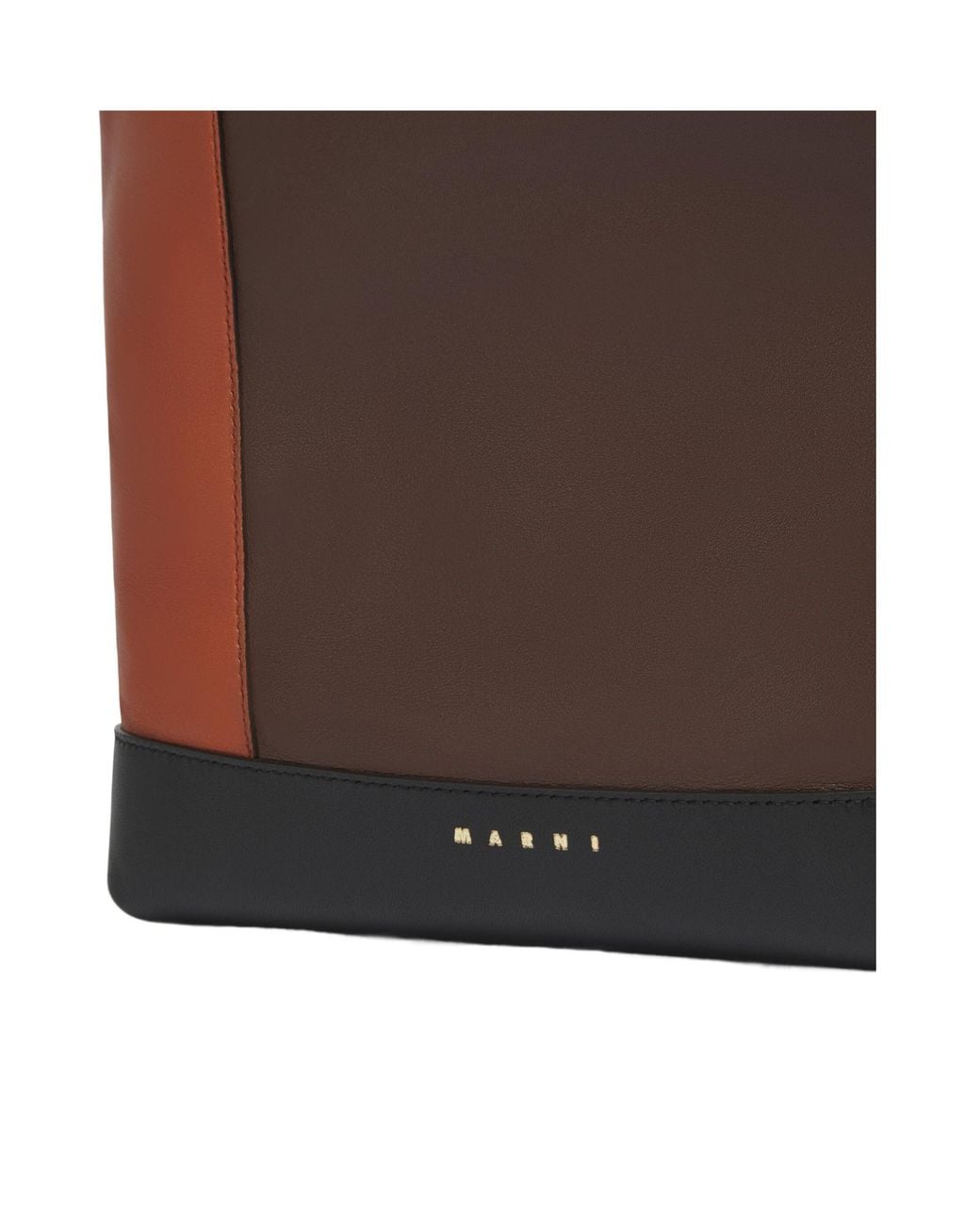 Marni Orange Leather Pod 2.0 Bag