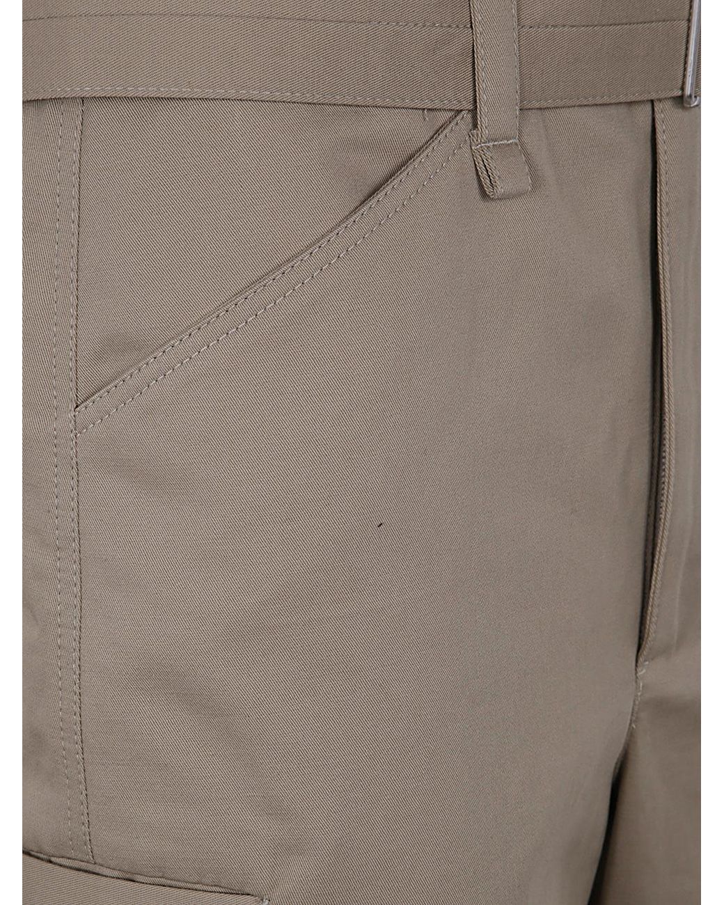 Lemaire Natural Belted Tapered Leg Trousers