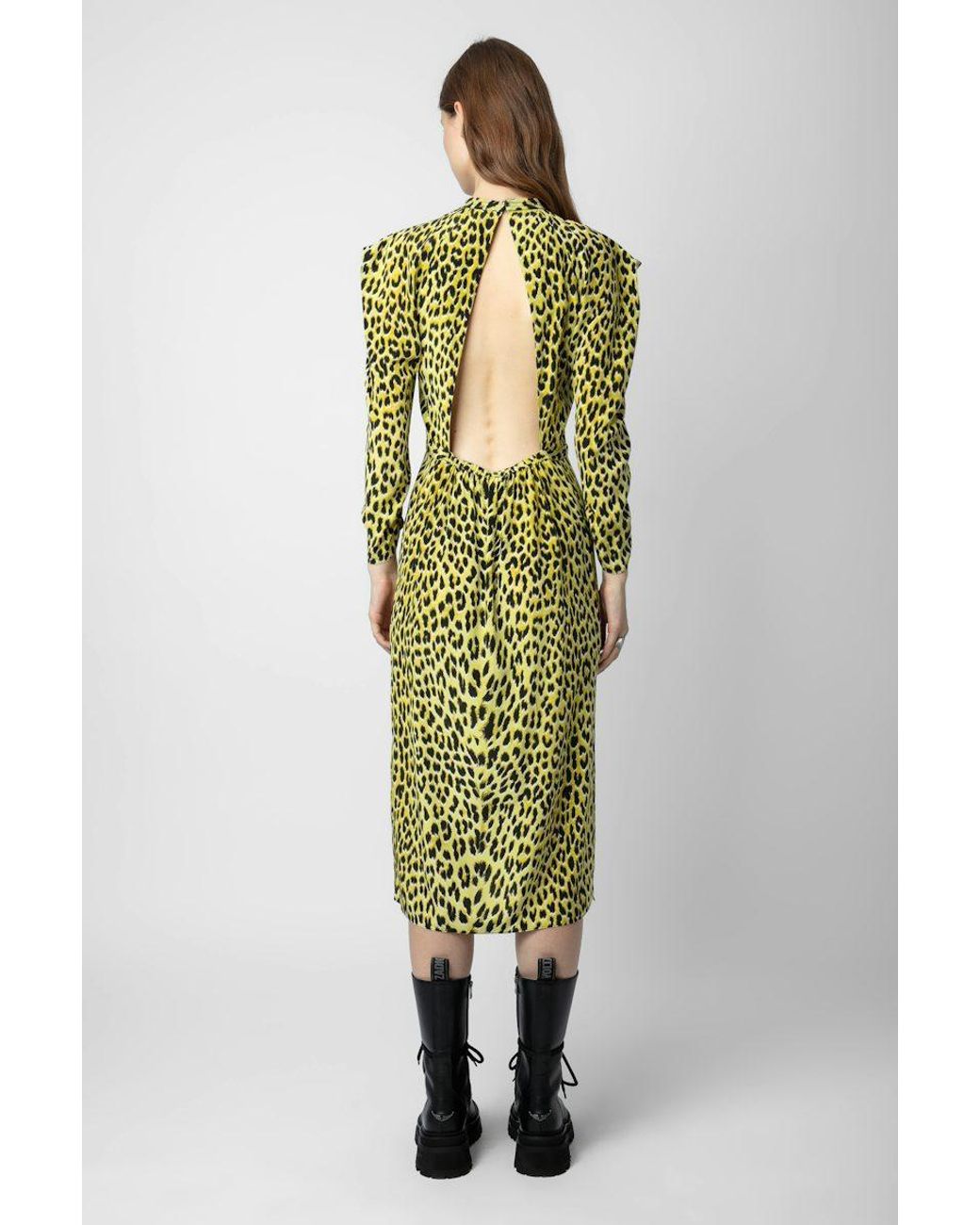 Zadig & Voltaire Green Long-Sleeved Dress