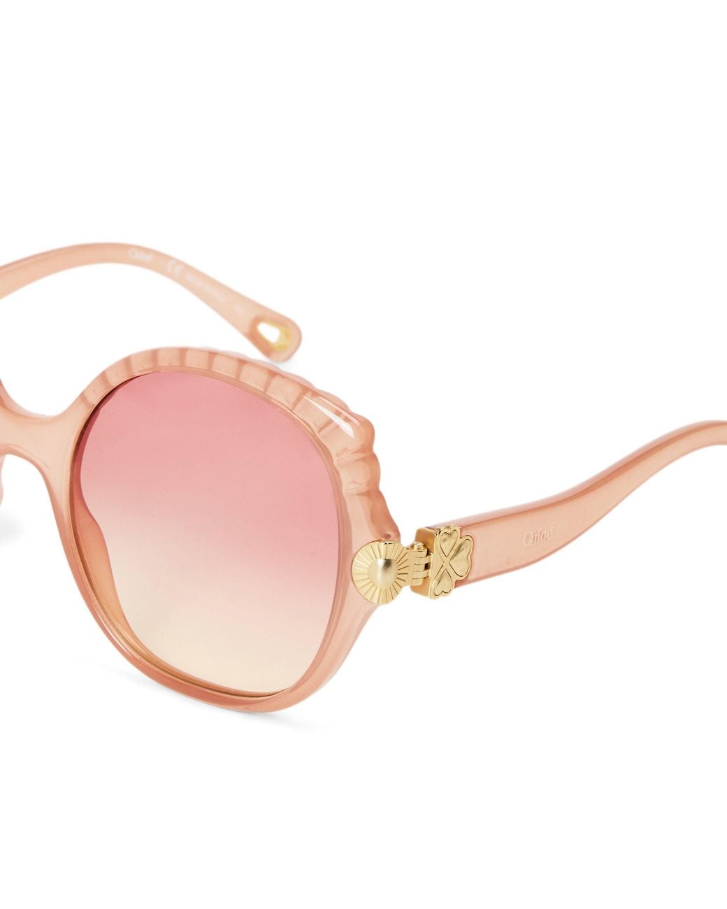 Chloé Pink Oversized Sunglasses