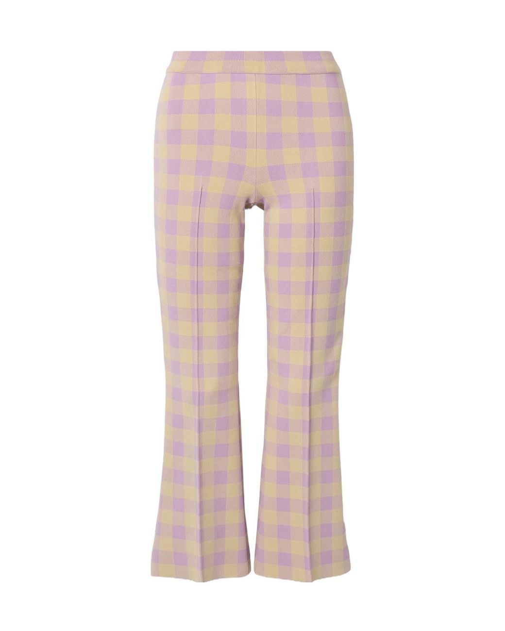 High Sport Pink Comfortable Cropped Trousers