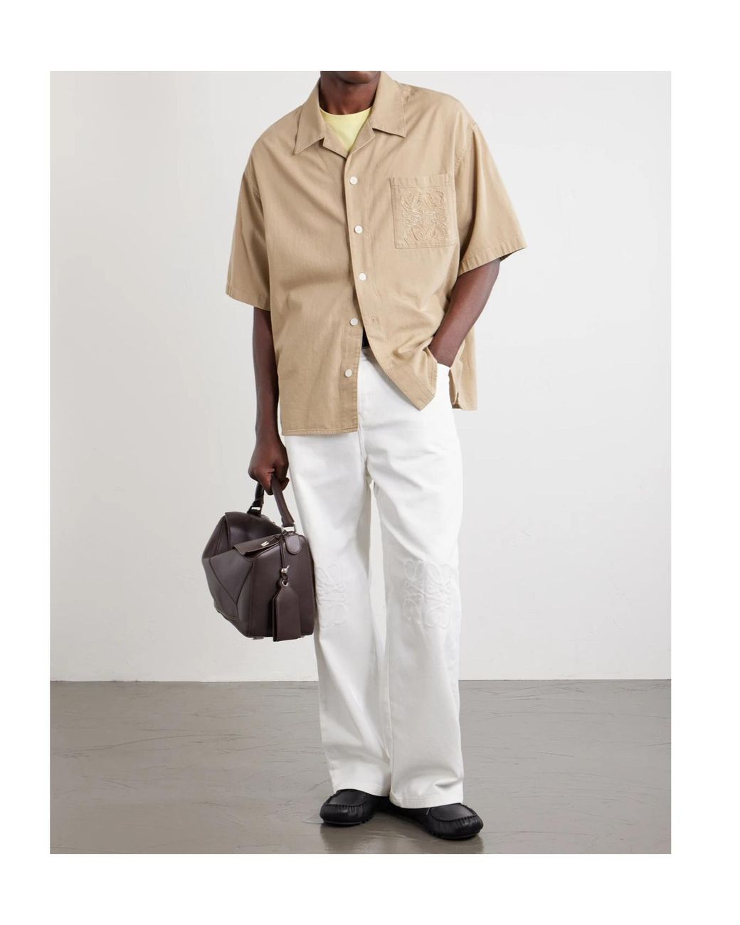 Loewe Natural Short Sleeve Shirt for men
