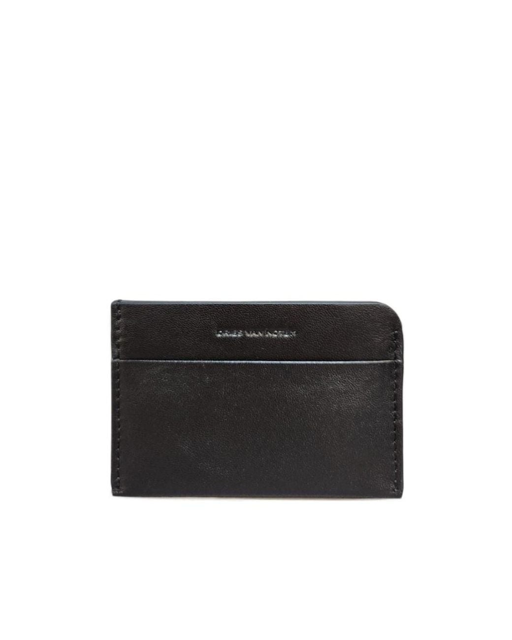 Dries Van Noten Black Multi-Card Slot Clamp for men