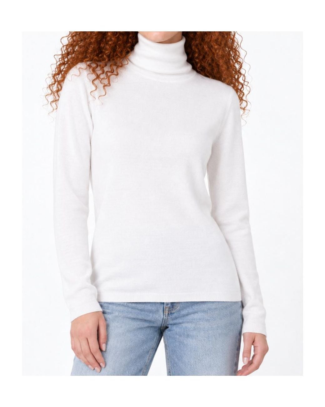 Max Mara White Mxmsaluto High Neck Knitted Jumper