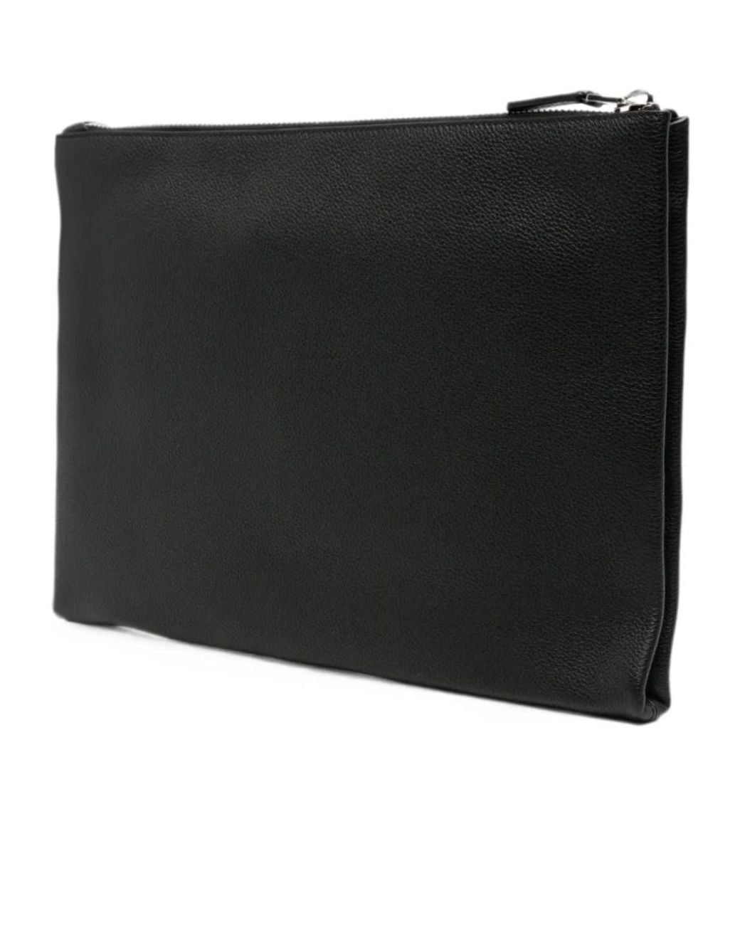 Tom Ford Black Zip-Top Clutch for men