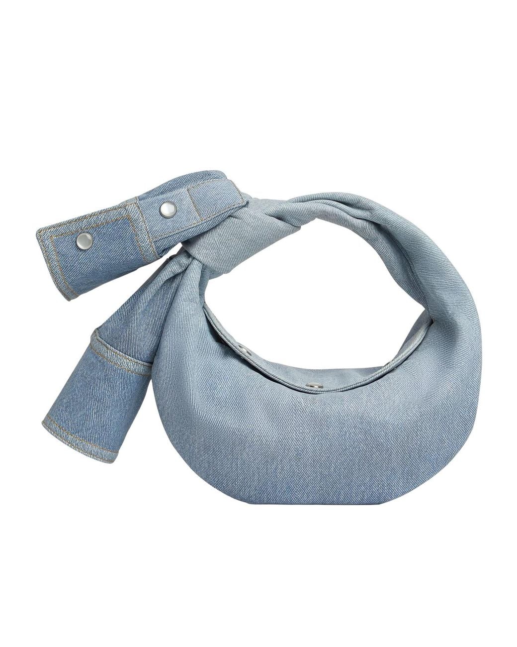 Bottega Veneta Blue Knot Detailed Mini Jodie Handbag