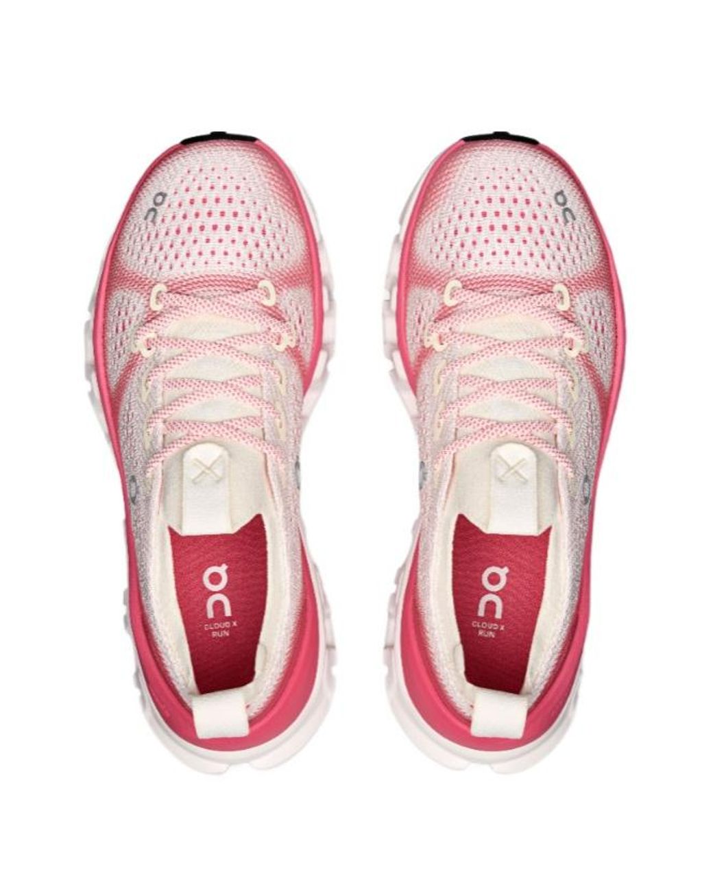On Shoes Pink Cloud X Tempo Running Shoes