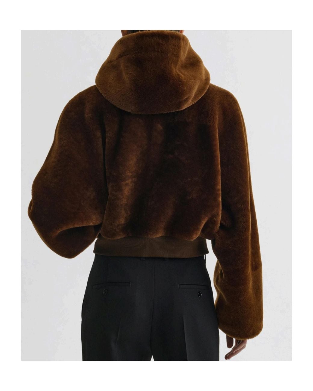 Phoebe Philo Brown Super Soft Bomber Jacket