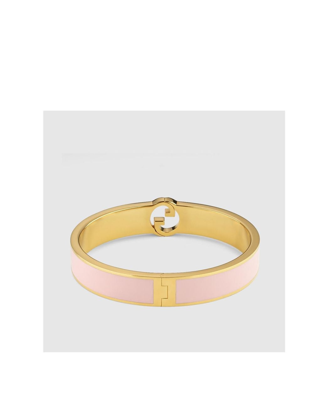 Gucci Metallic Gg Logo Bracelet