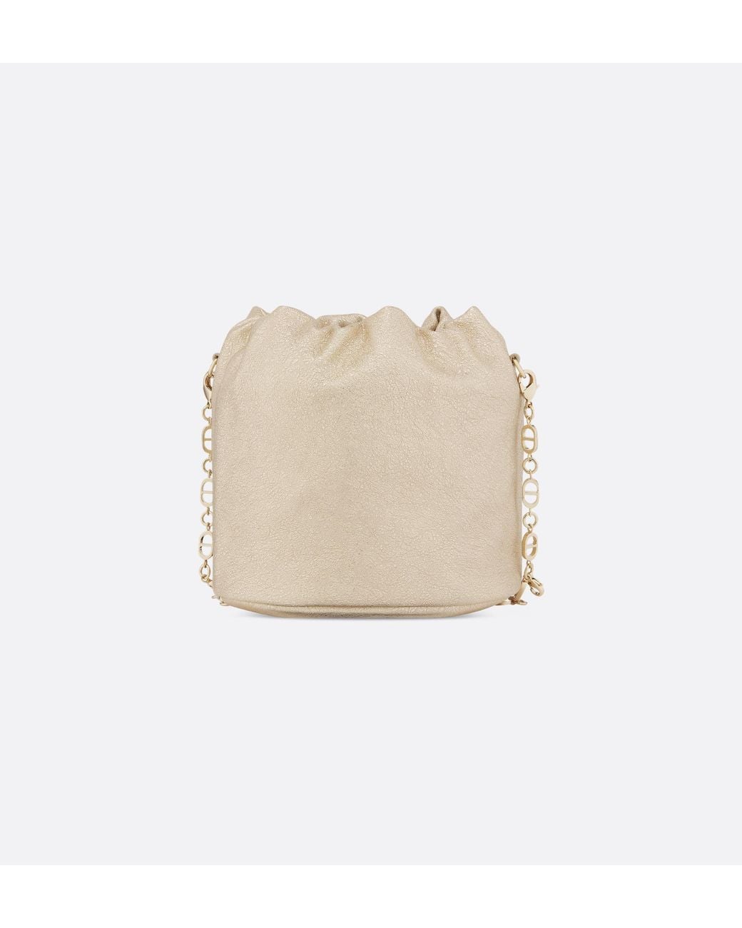 Dior Natural Drawstring Shoulder Bag