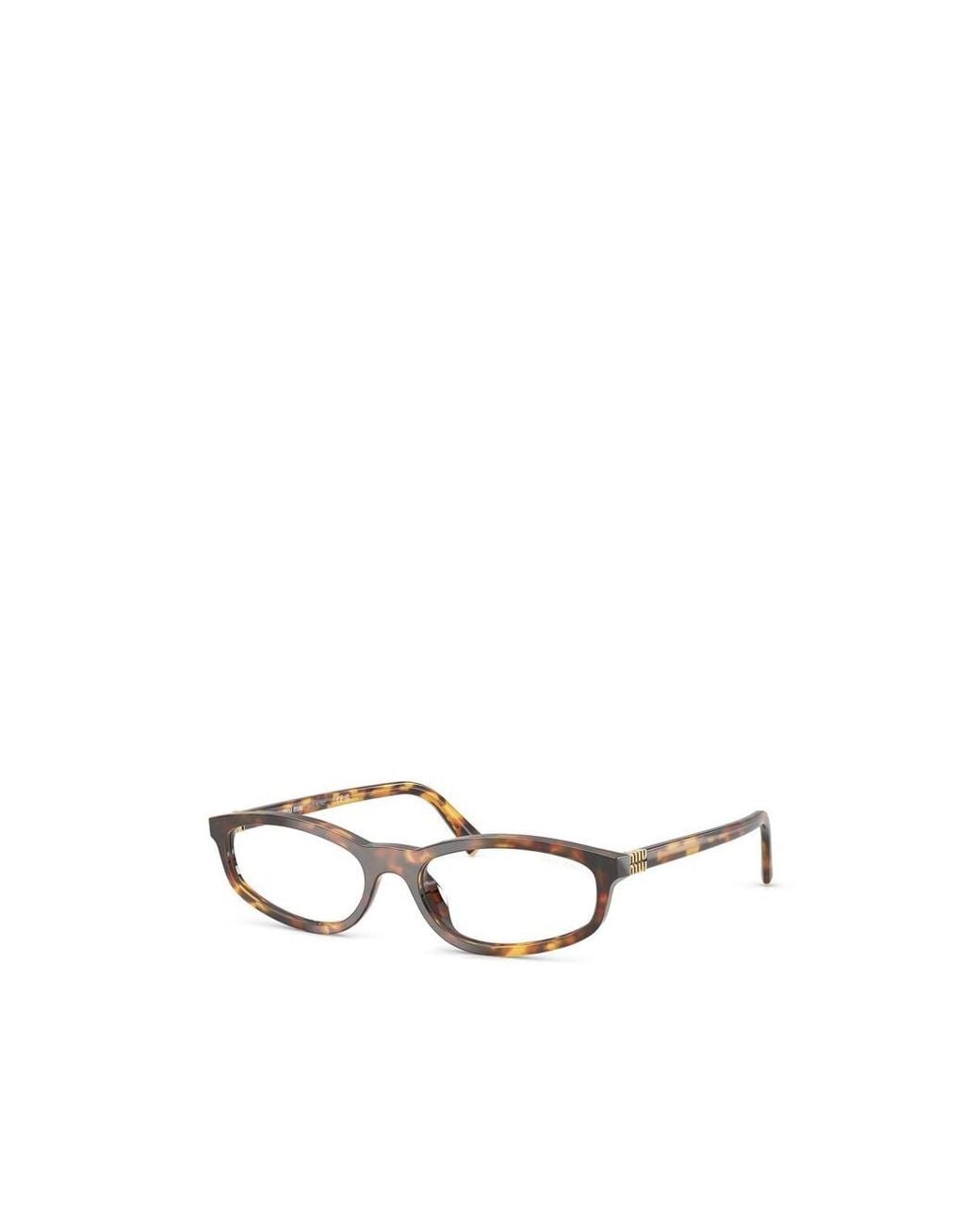 Miu Miu Multicolor Eyewear Oval-Frame Glasses