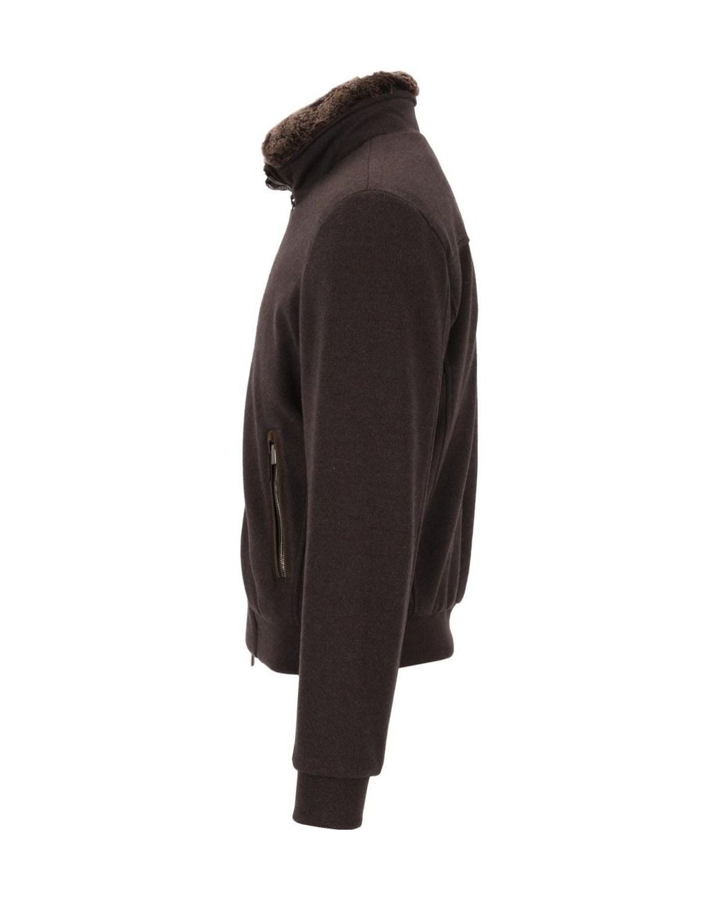 Moorer Black Bellati-Mrw Bomber Jacket for men