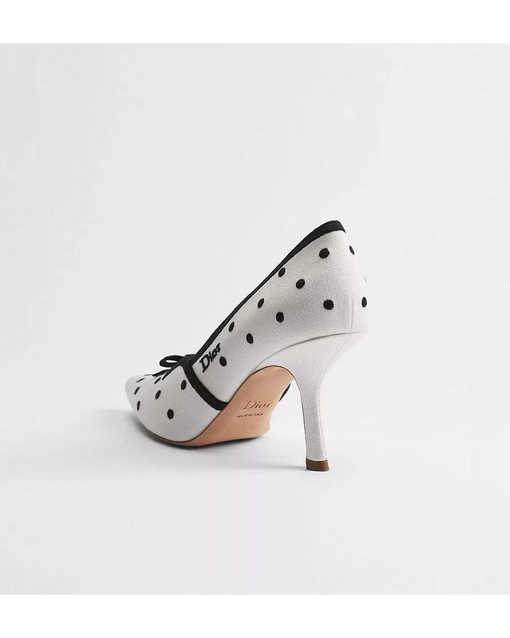 Dior White Romance Pump