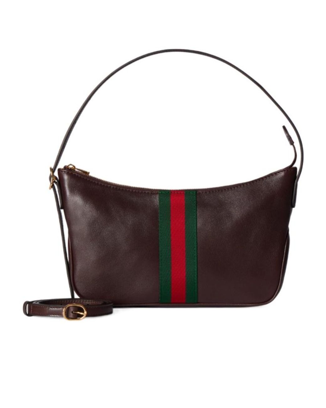 Gucci Brown Web Stripe Shoulder Bag for men