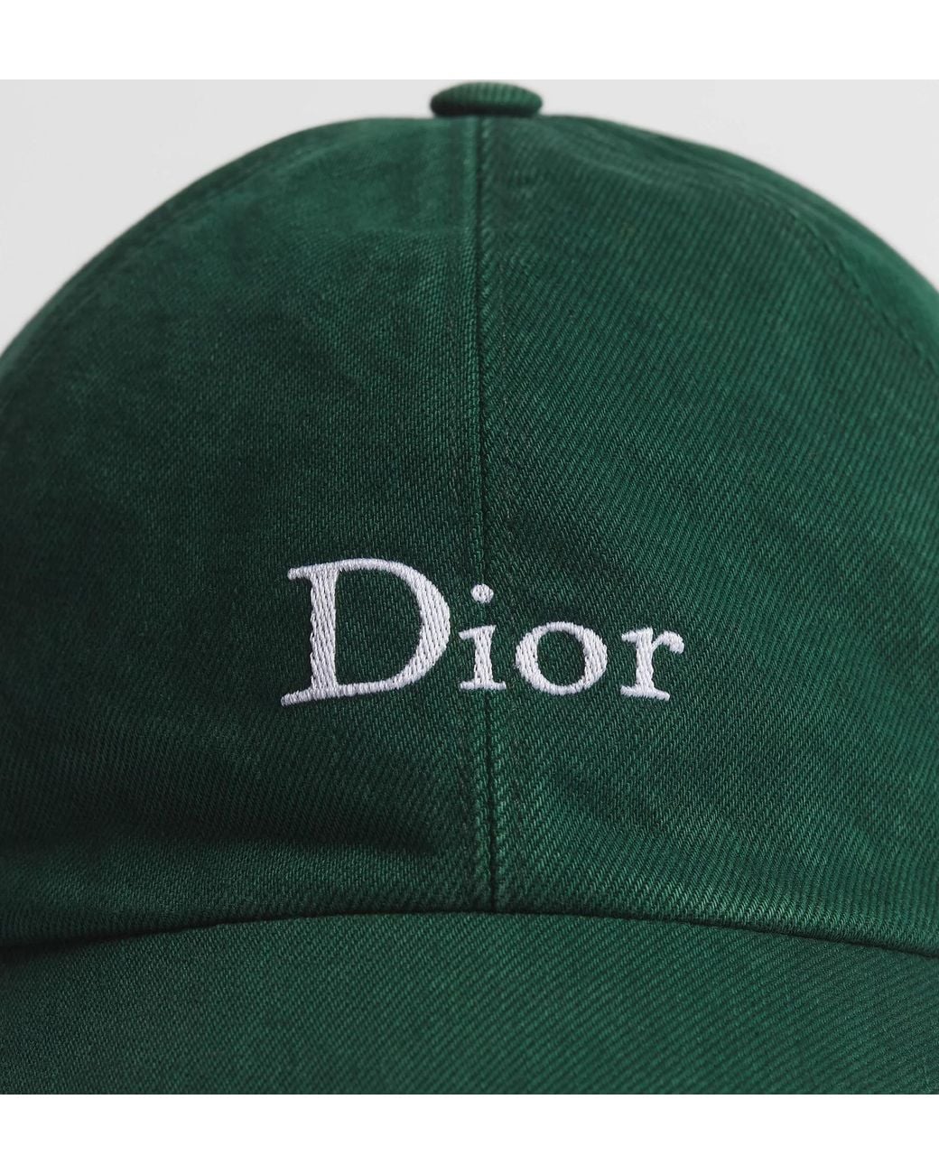 Dior Homme Logo Embroidered Baseball Cap in Green for Men | Lyst