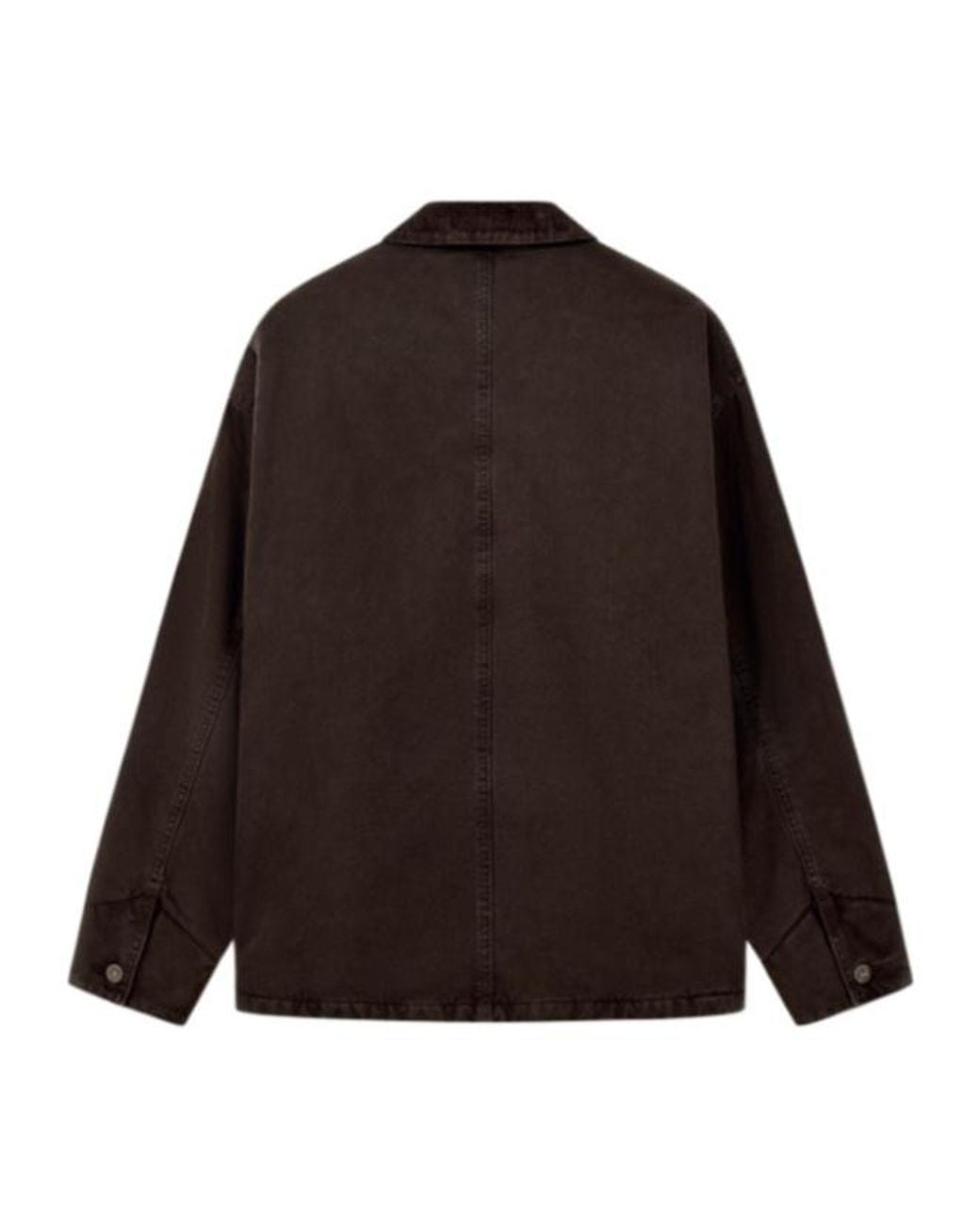 Emporio Armani Brown Patch Pocket Cotton Jacket for men