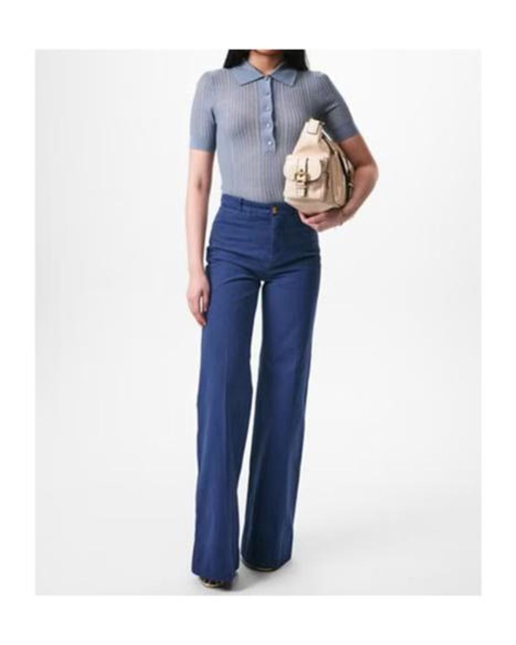 Chloé Blue Bell Cotton Jeans