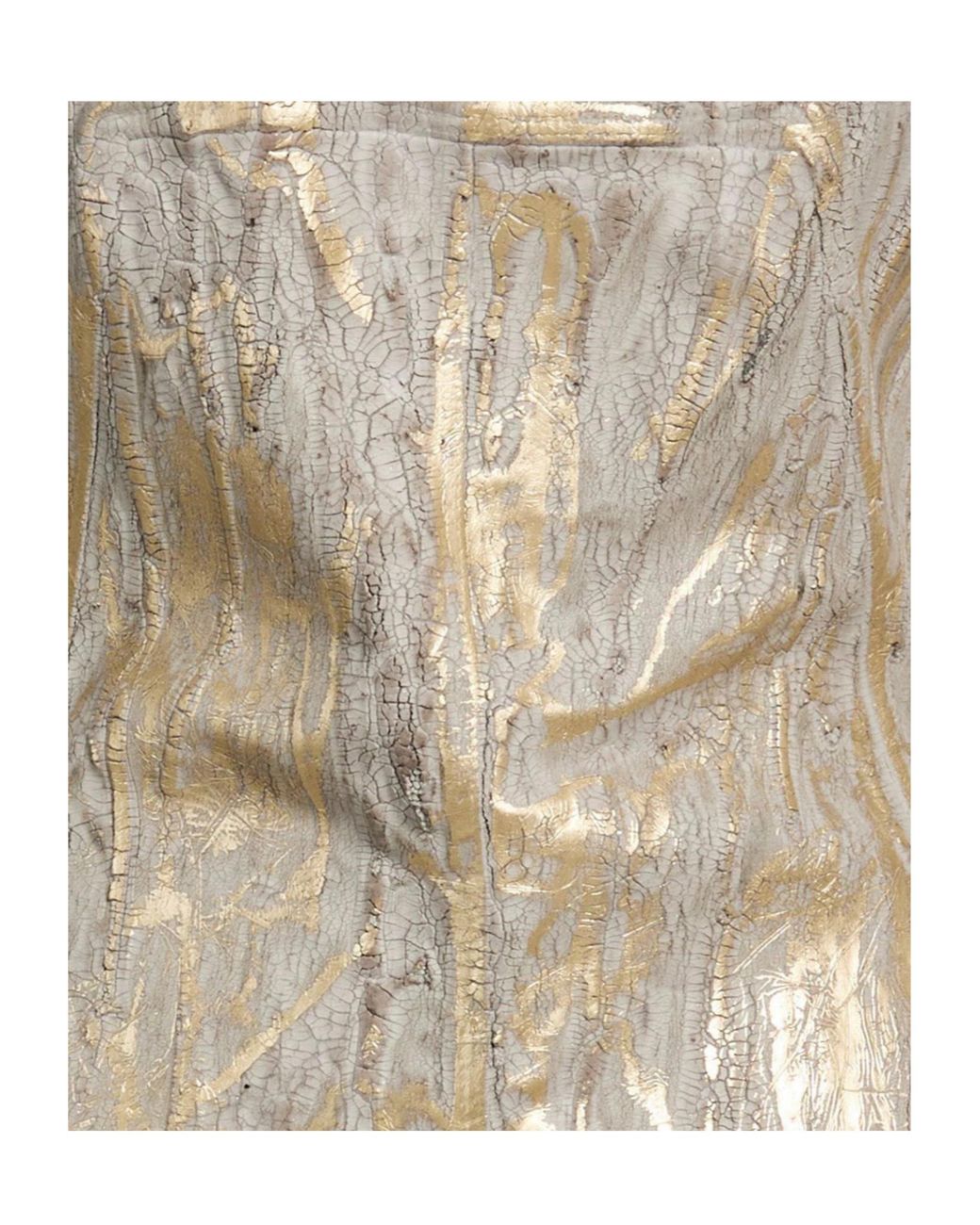 Rick Owens Natural Denim Strapless Waist-Cinching Top