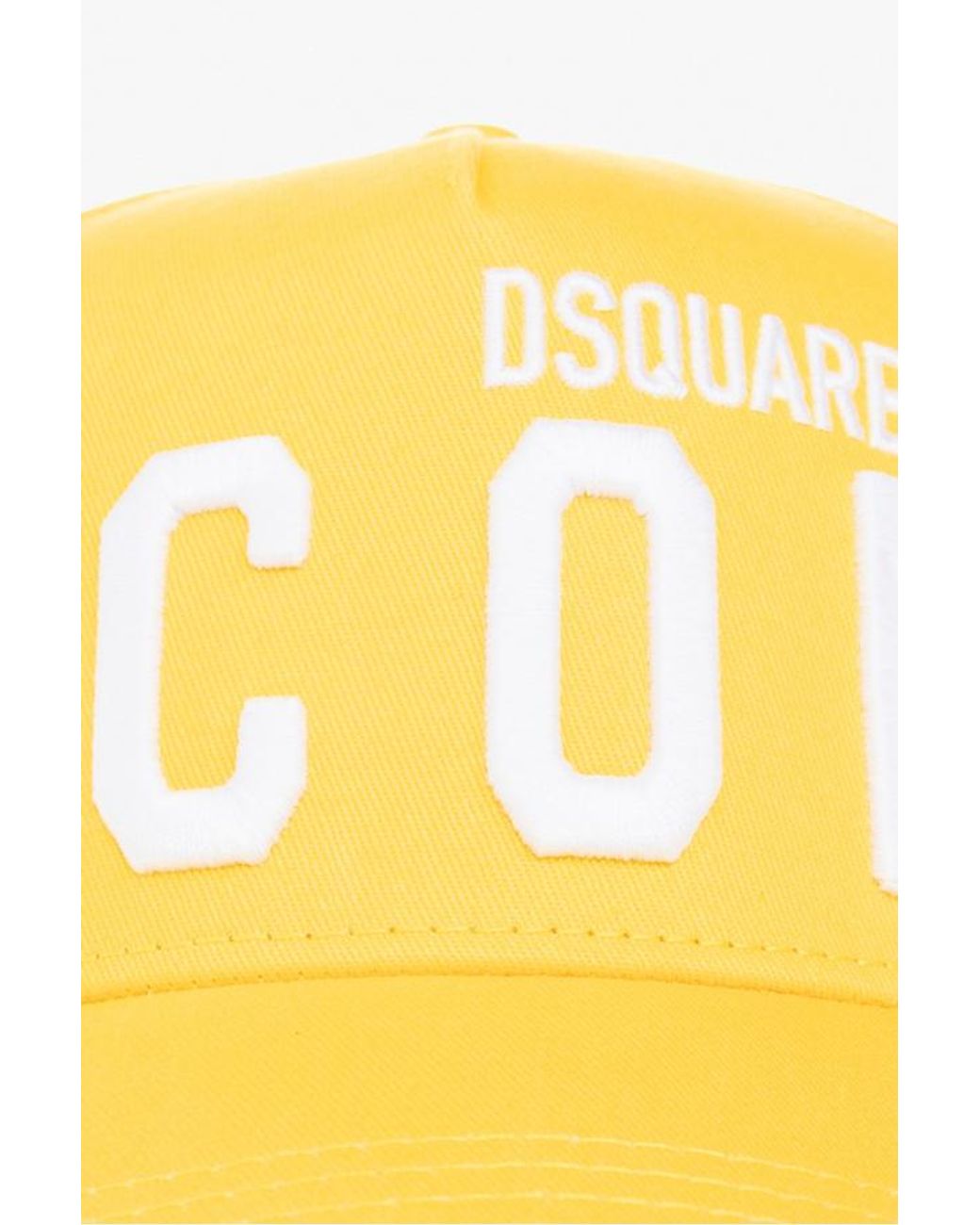 DSquared² Yellow Baseball Cap for men