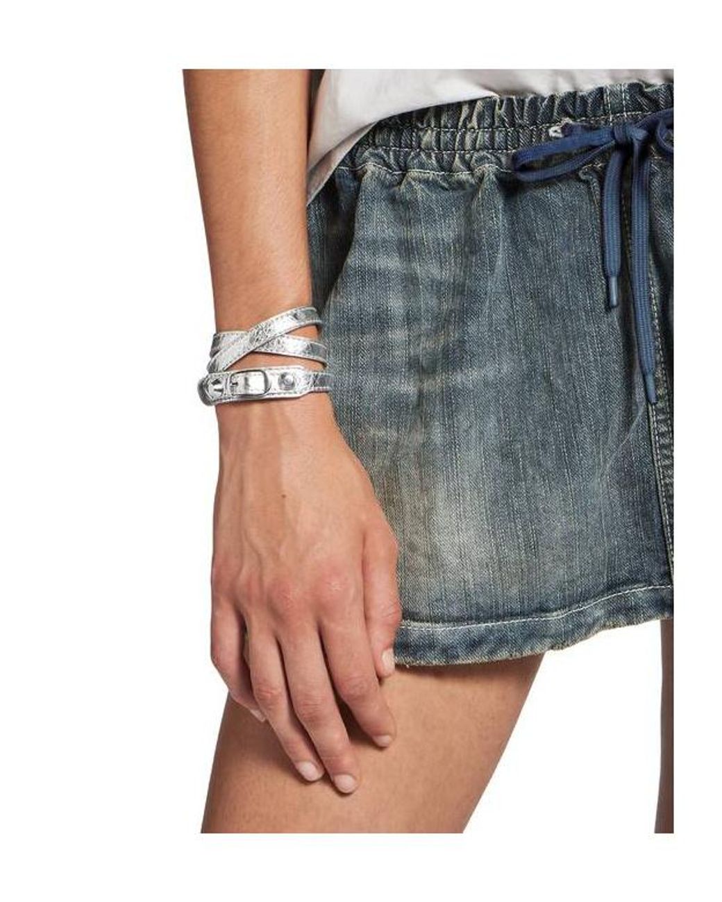 Balenciaga White City Triple Bracelet