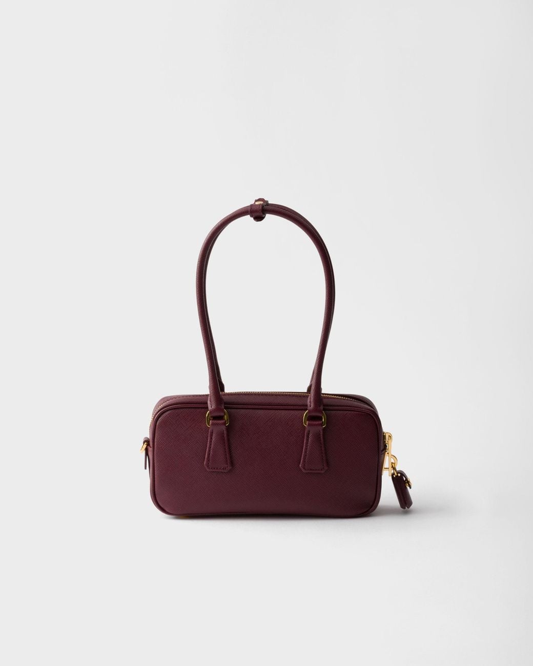 Prada Purple Saffiano Leather Top-Handle Mini-Bag
