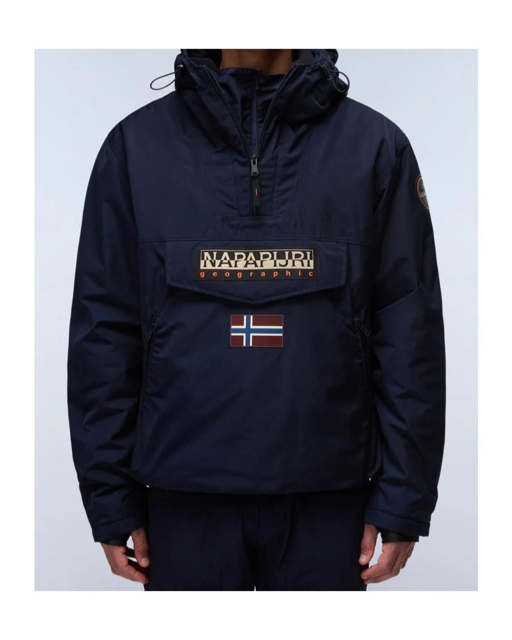 Napapijri Blue Rainforest Next Winter Anorak Jacket for men