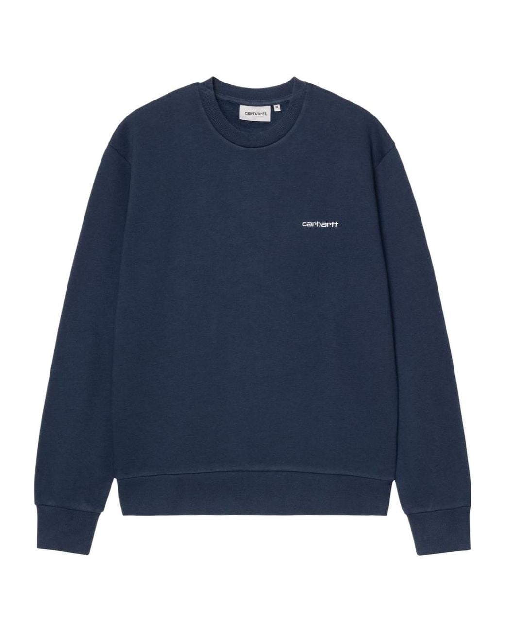 Carhartt Blue Script Embroidery Sweatshirt for men