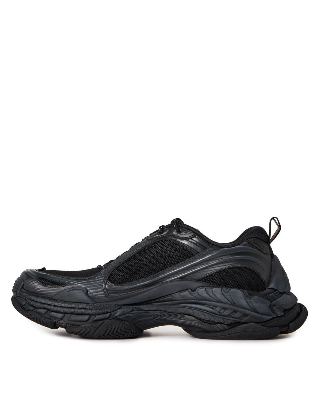 Balenciaga Black Mesh Chunky Sneaker for men
