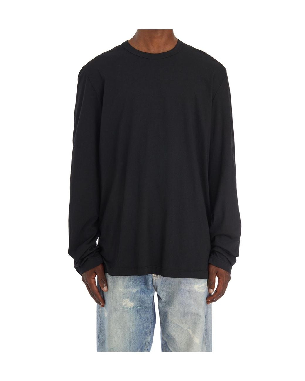 James Perse Black Logo T-Shirt for men