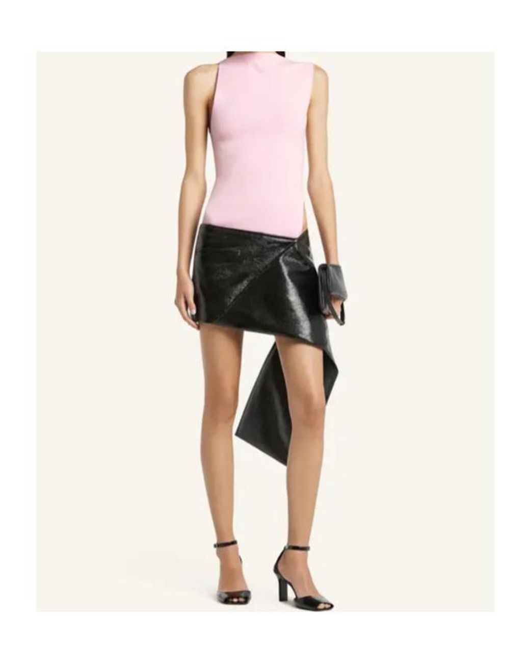 Courreges Pink Side-Slit Top