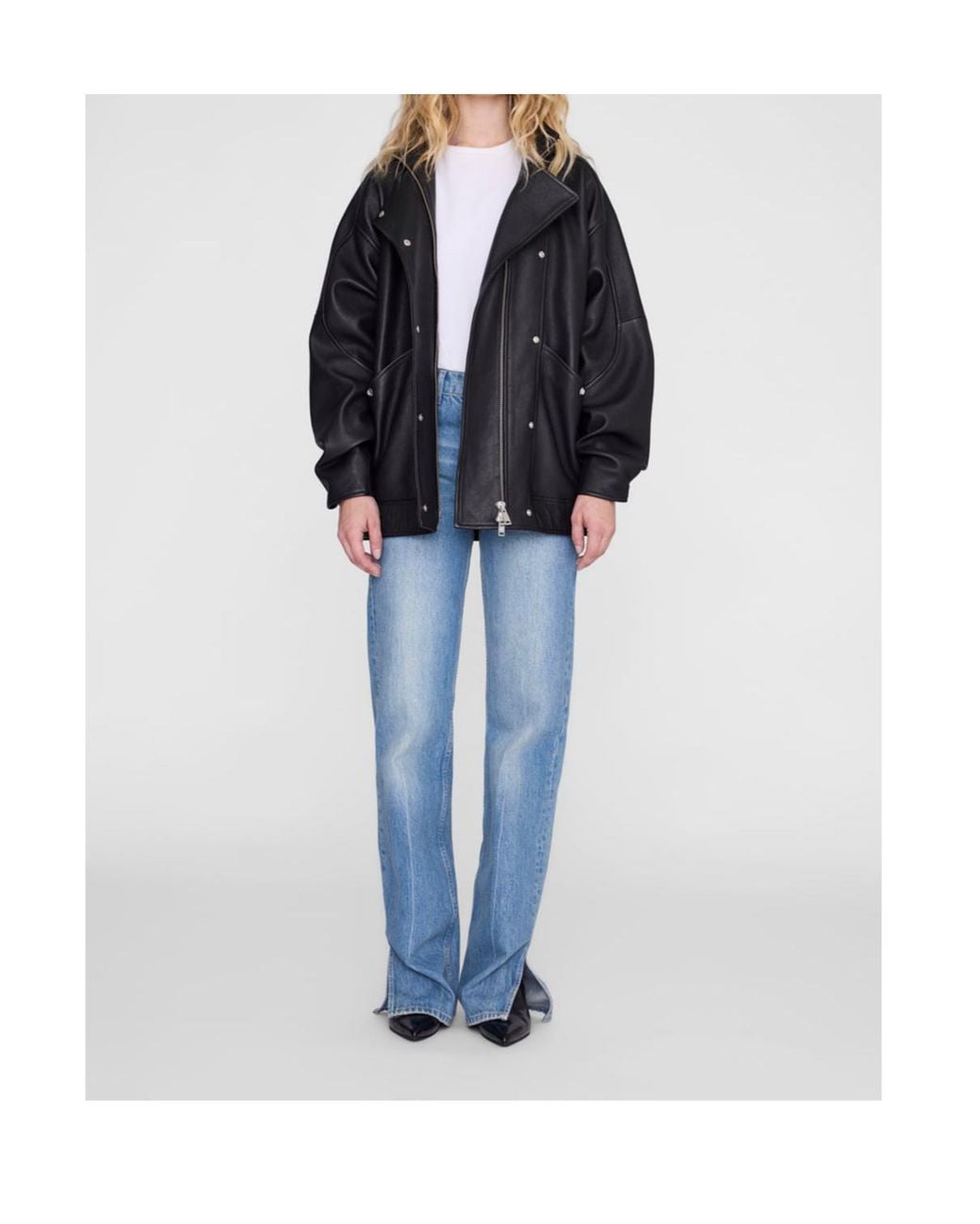 Anine Bing Black Sandy Jacket