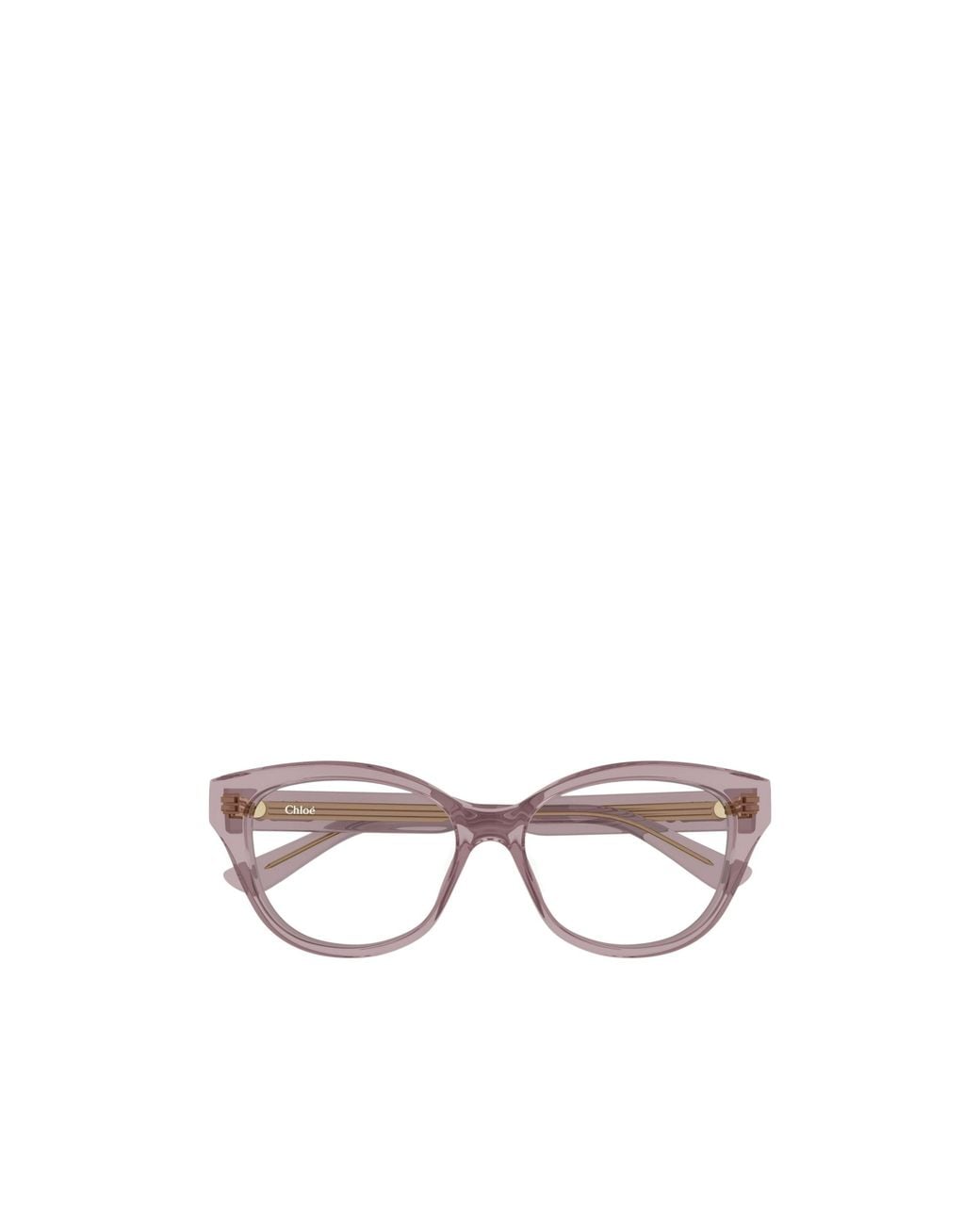 Chloé White Chloé Eyewear Cat-Eye Frame Glasses