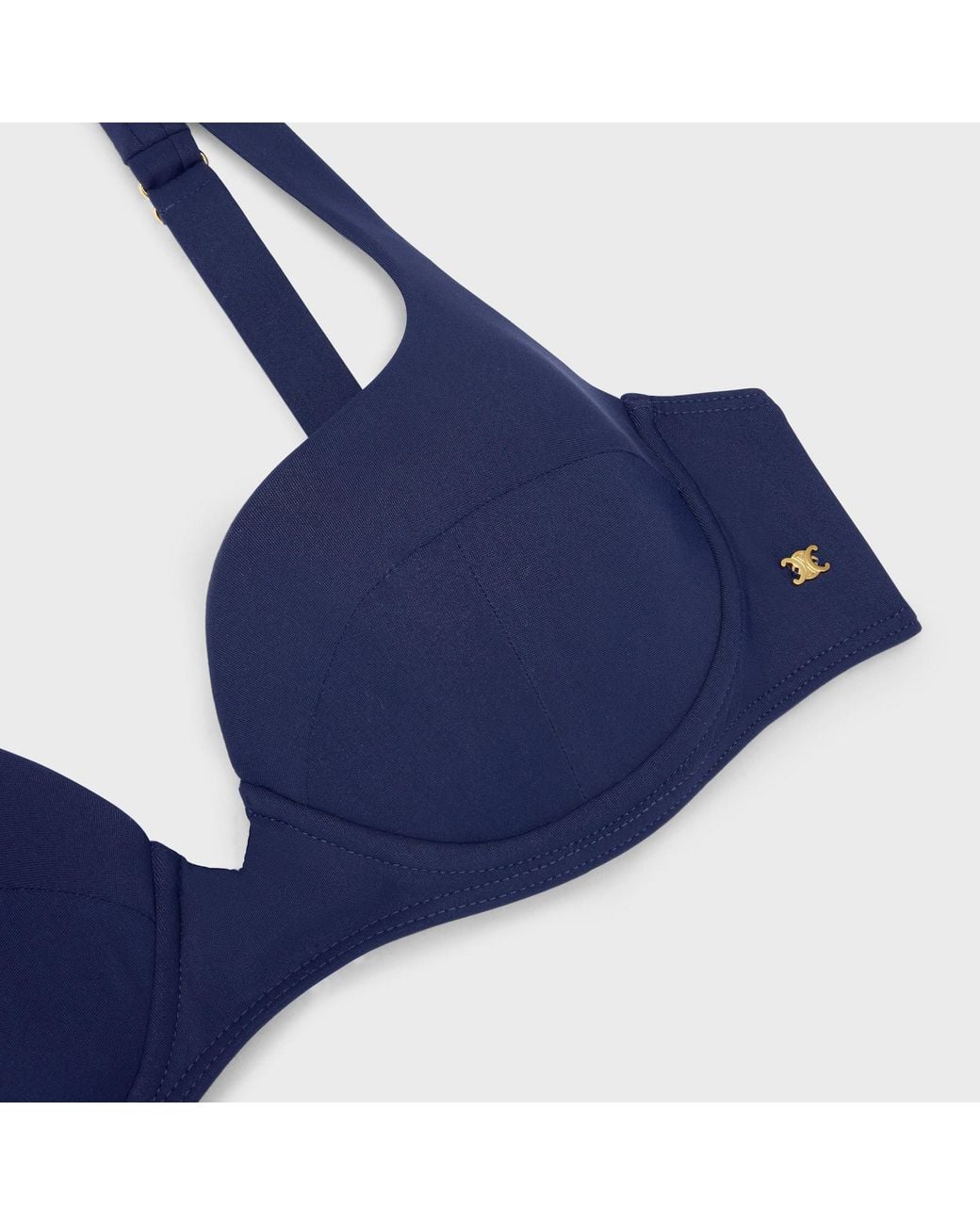 Céline Blue Balconette Top
