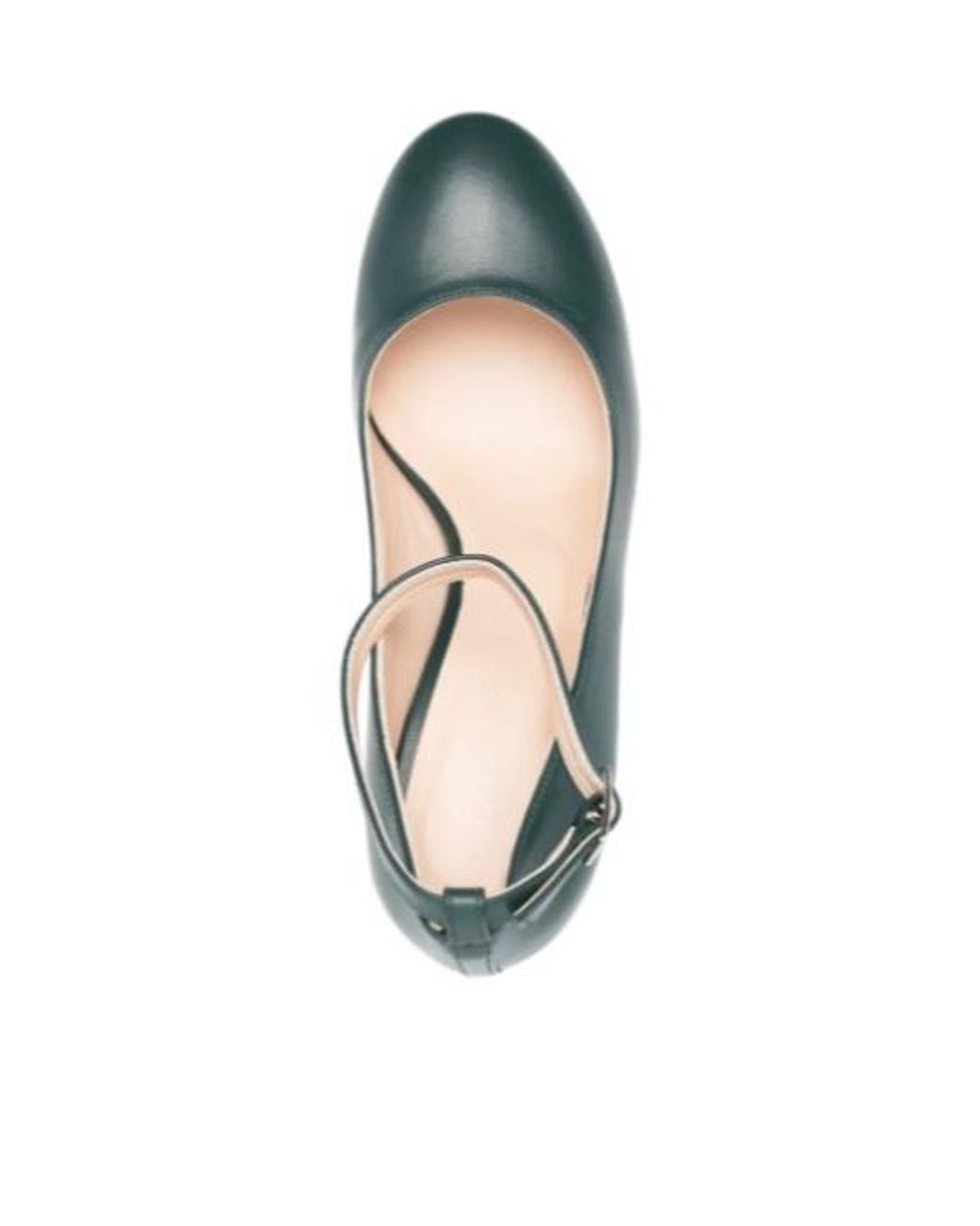 P.A.R.O.S.H. Green Ankle-Strap Platform Pumps