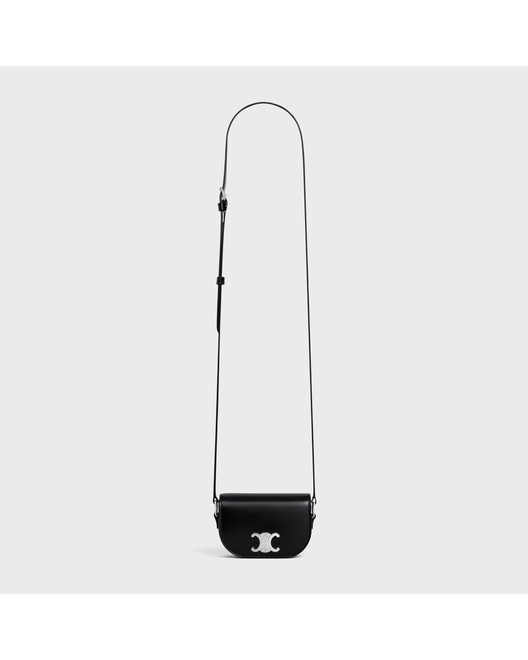 Céline Black Mini Crossbody Bag Triomphe for men