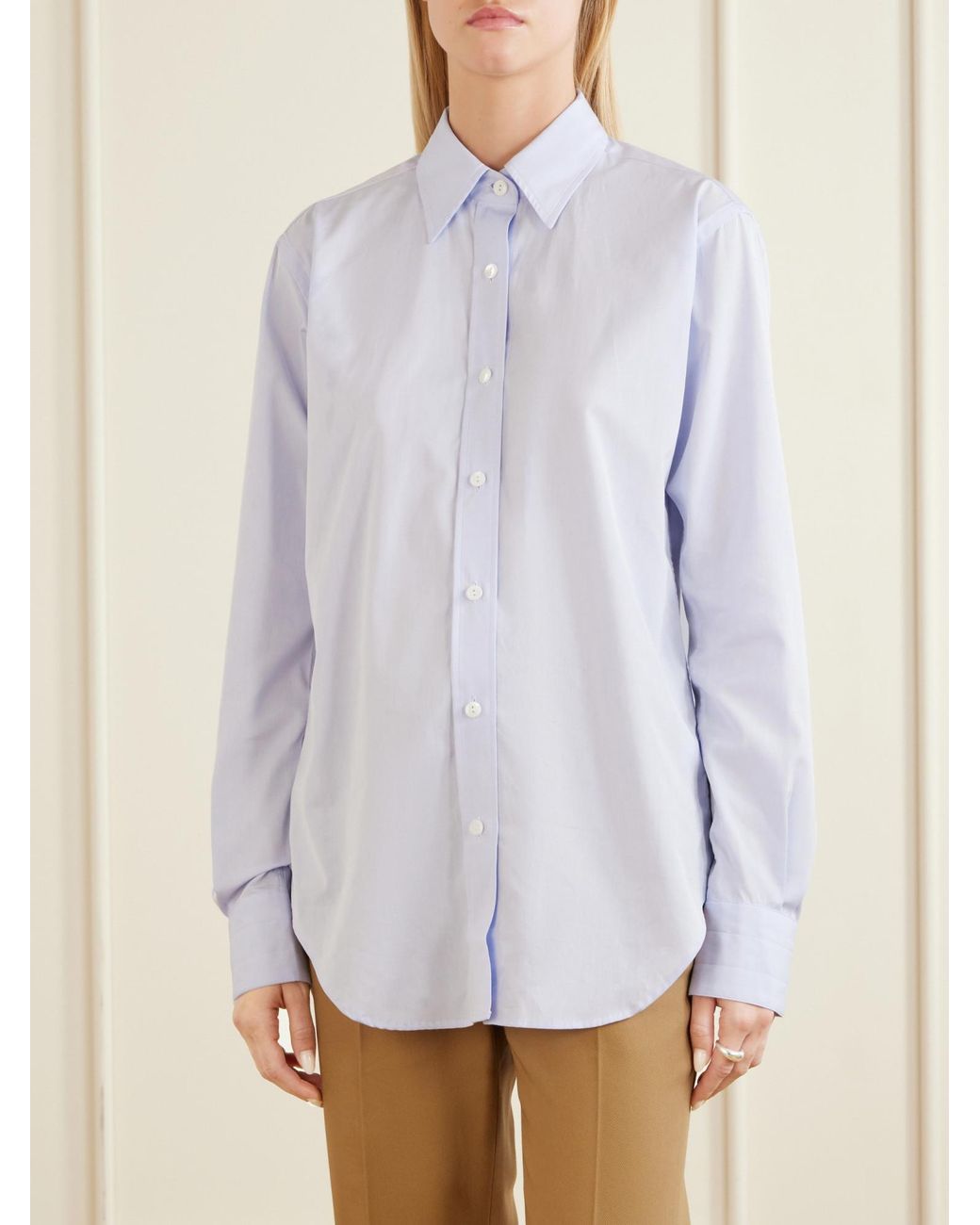Maria McManus White Organic Cotton-Poplin Shirt