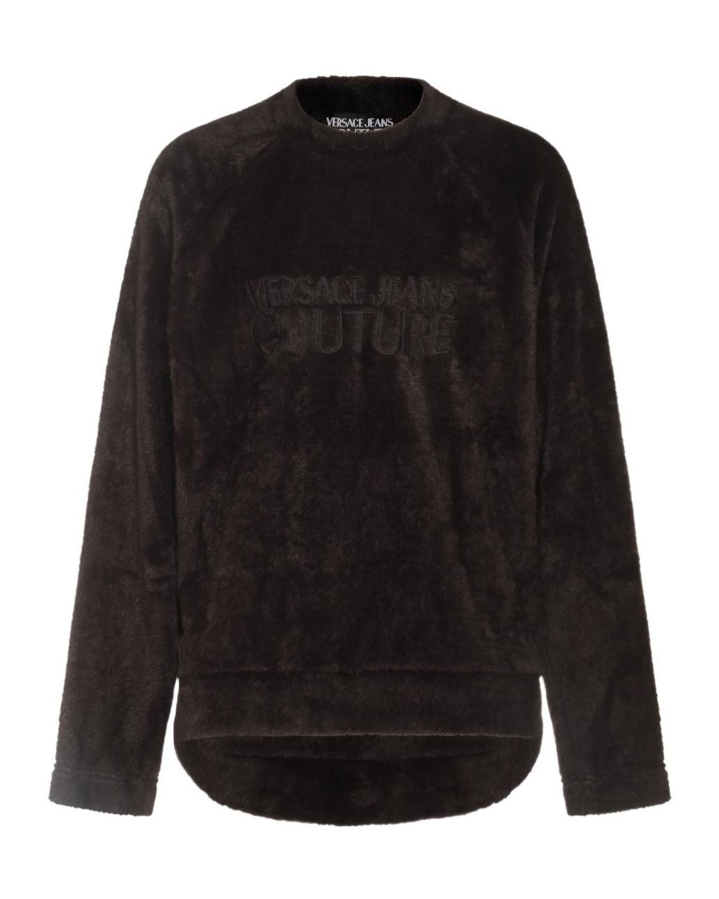 Versace Jeans Black Long-Sleeved Sweater for men