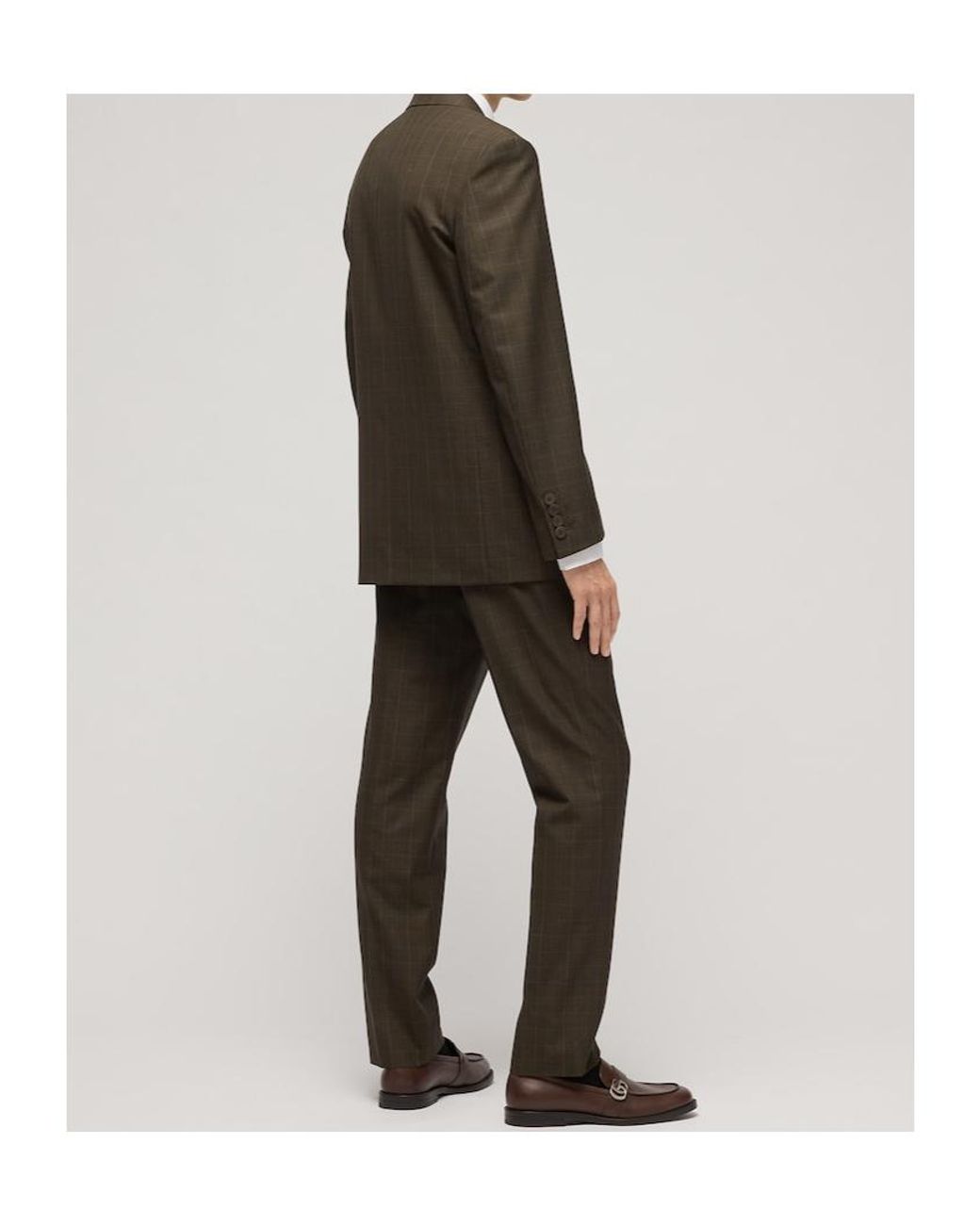 Gucci Green Prince Of Wales Wool Jacket for men