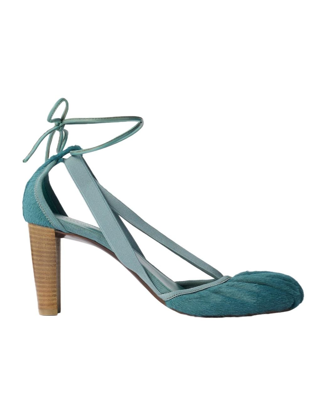 Lemaire Blue 80Mm Pedille Heeled Ballerinas