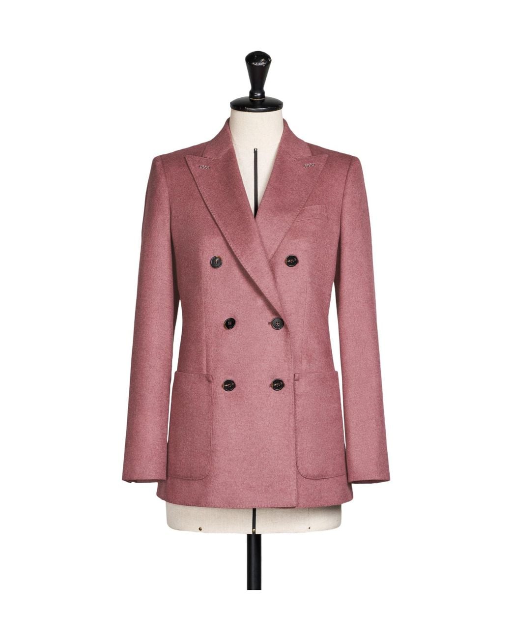 Max Mara Pink Double-Breasted Blazer