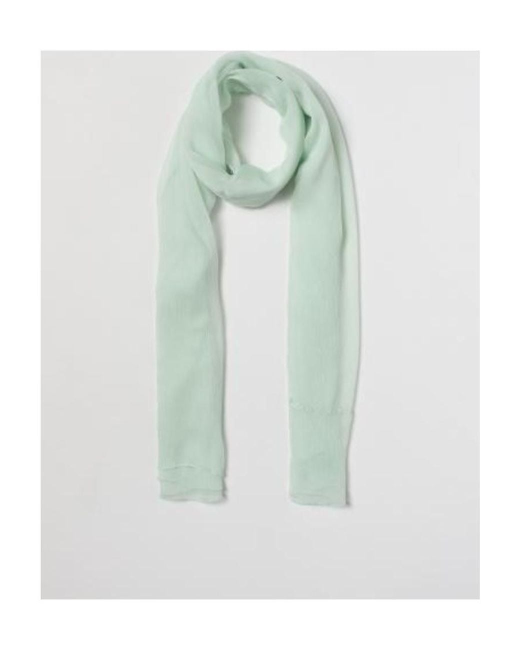 Ermanno Scervino Green Logo Scarf