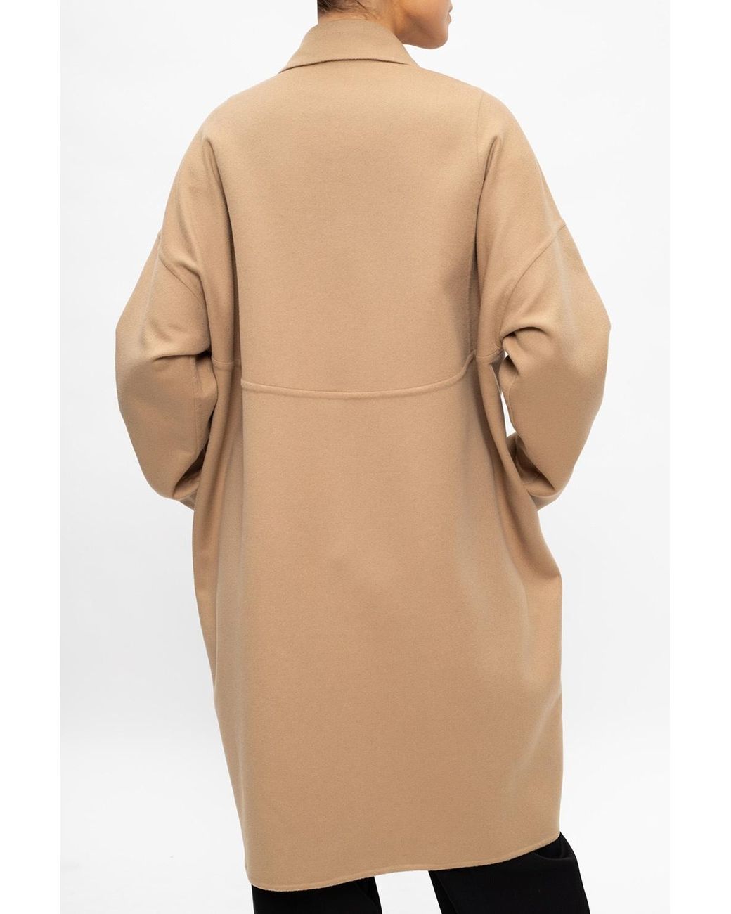 Stella McCartney Natural Bilpin Single-Breasted Coat